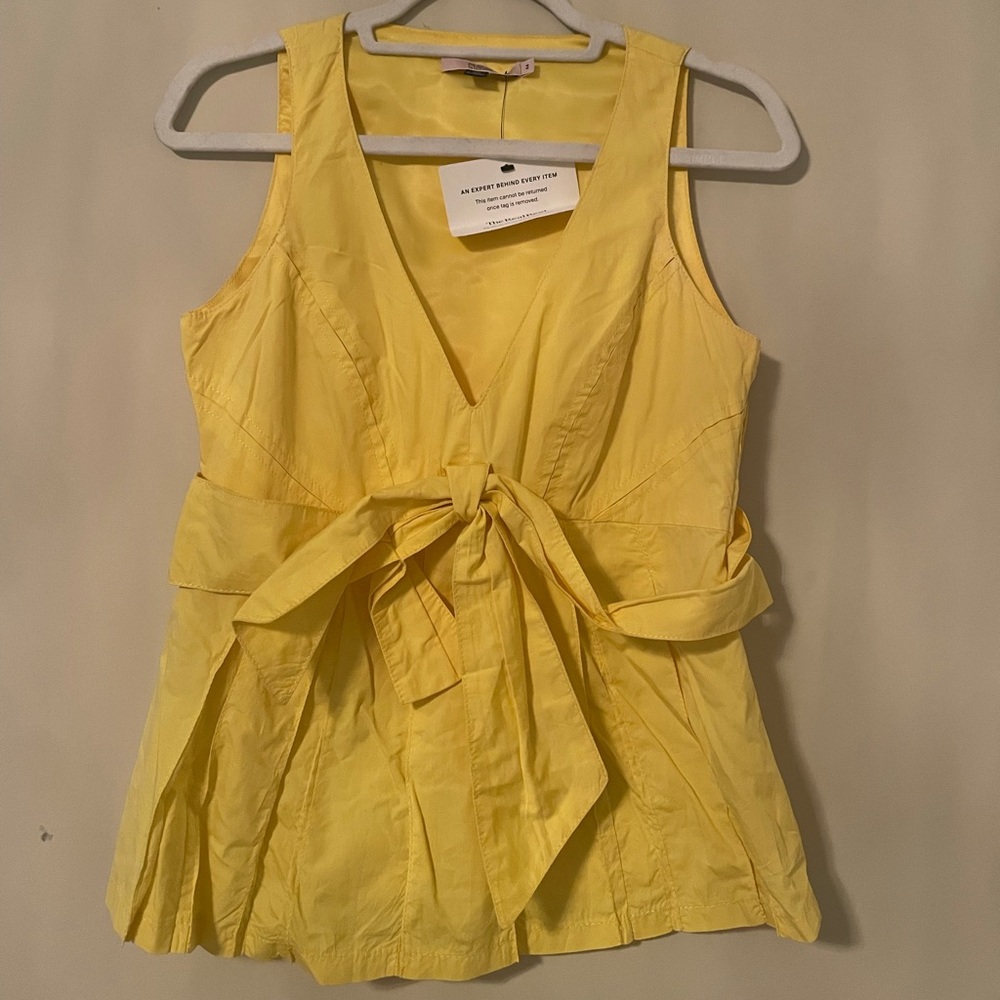 RED VALENTINO- tie front blouse